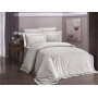 Bedding set First choice Novel line kum satin-lux Euro 200x220 cm light gray (m016427)