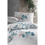 Bedding set First choice Chance turquoise Ranfors Euro 200x220 cm white-turquoise (m017460)