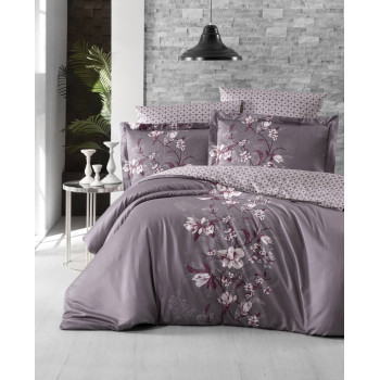 First choice Evan Lilac satin-luxe Euro bedding set 200x220 cm lilac (m017489)