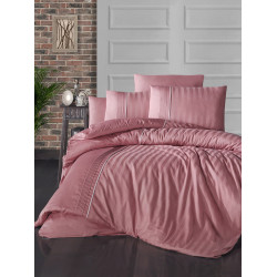 First choice Modalife Coral satin-luxe Euro bedding set 200x220 cm pink (m017502)