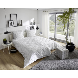 Duvet cover Billerbeck Provence satin 205x225 cm white (71394181)