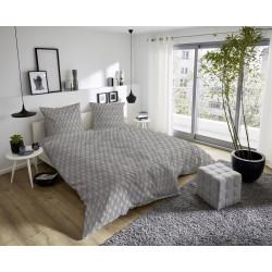 Billerbeck Forest satin sheet 220x240 cm gray (93224189)