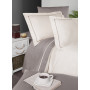 First choice Serenity Ivory & Mink satin-luxe Euro bedding set 200x220 cm ivory-gray (m017871)