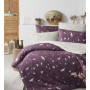 First choice Freedom Damson bedding set Euro 200x220 cm purple-white (m018273)