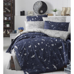 First choice Freedom Navy Blue bedding set, Euro 200x220 cm, dark blue-gray (m018272)