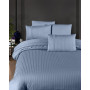 First choice New Trend Dusty Blue satin-deluxe Euro bedding set 200x220 cm blue (m018289)