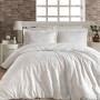 First choice Carmina beyaz satin-luxe Euro bedding set 200x220 cm white (m014118)