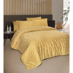 First choice Corina Ocher jacquard Euro bedding set 200x220 cm yellow (ochre) (m018472)