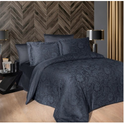 First choice Advina eclipse satin-luxe Euro bedding set 200x220 cm black (m018483)