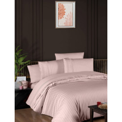 First choice New Trend Powder satin-deluxe Euro bedding set 200x220 cm pink (m018489)