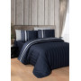 First choice Navy Blue satin-deluxe Euro bedding set 200x220 cm dark blue-gray (m018498)