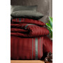 First choice Artwel Dark Red satin-deluxe Euro bedding set 200x220 cm burgundy-dark gray (m018499)