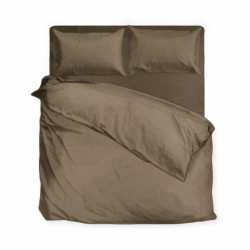 Bedding set SoundSleep Silken satin Double euro 200x220 cm mocha (2800004482462)