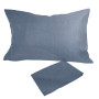 Pillowcase SoundSleep Silken satin 70x70 cm gray-blue (2800004522175)