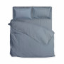 Bedding set SoundSleep Silken satin Double euro 200x220 cm gray-blue (2800004482509)