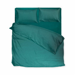 Bed linen set SoundSleep Silken satin Double euro 200x220 cm emerald (2800004482264)