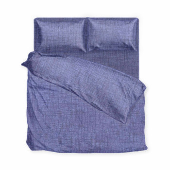 Bedding set SoundSleep Latium ranfors Double euro 200x220 cm blue (2800004516594)