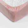 Fitted sheet SoundSleep Dry Rose ranfors 90x200x25 cm dry rose (2800004516631)