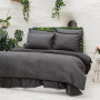 Altinbasak Poplin Infinity Shadows Euro poplin bedding set 200x220 cm dark gray (m018672)