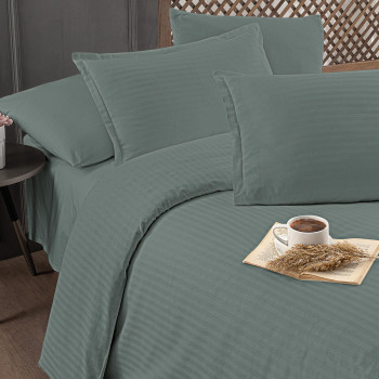 Altinbasak Poplin Infinity Breezeway Euro poplin bedding set 200x220 cm turquoise (m018668)