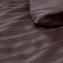 Комплект постельного белья SoundSleep Stripe Sense Chocolate сатин-страйп евро 200х220 см шоколадный (2800004638302)