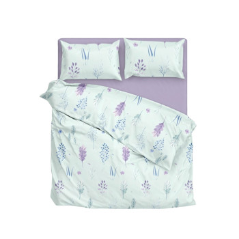 SoundSleep Lonia bedding set coarse calico One and a half 140x205 cm blue (2800004680592)