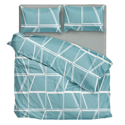 Pillowcase SoundSleep Melida calico 50x70 cm blue (2800004484657)