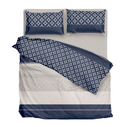 Bed linen set SoundSleep Stander calico Single 160x215 cm blue (2800004484756)