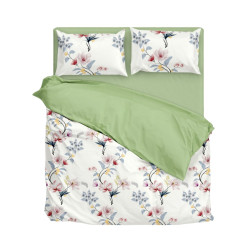 Bed linen set SoundSleep Solomia calico Double 175x215 cm light green (2800004485005)