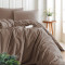 Bed linen set SoundSleep Stonewash Adriatic Coffee euro coffee (2800004540537)