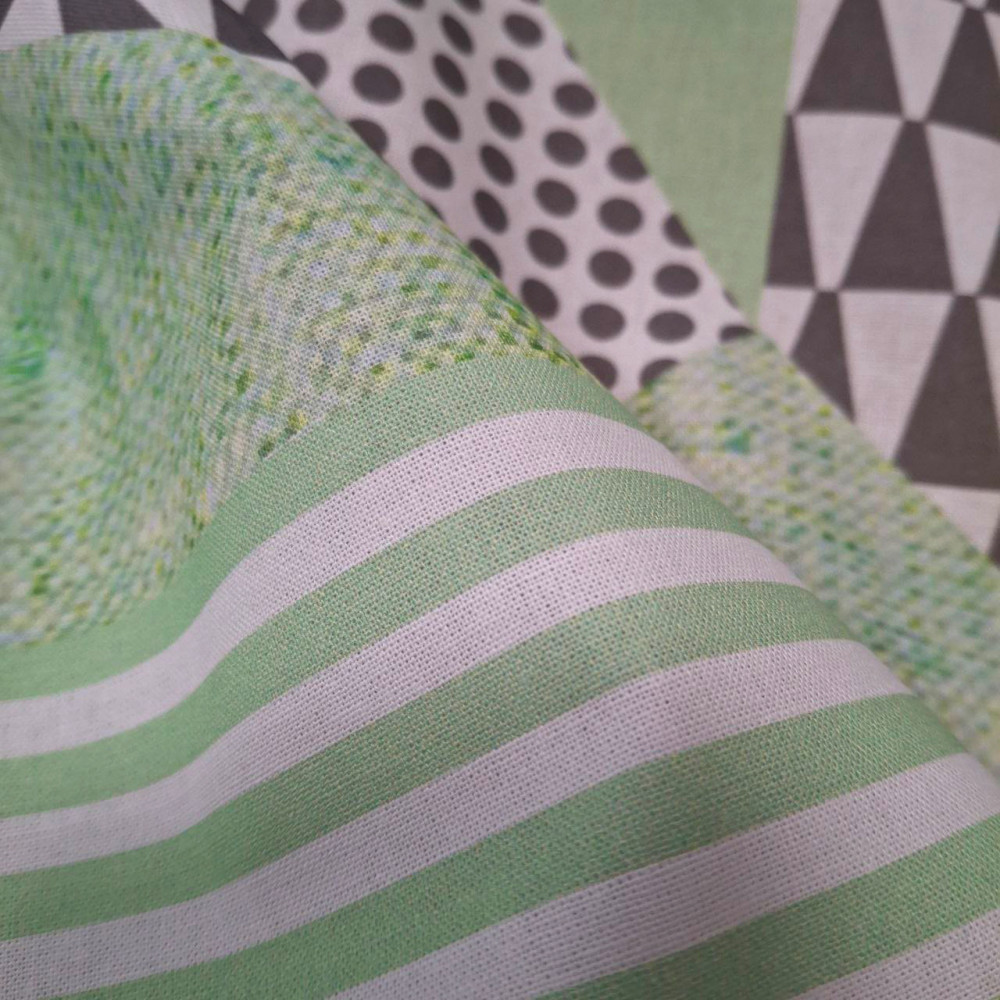 Pillowcase set SoundSleep Abstract Magic of Sensations calico 50x70 cm  green (2800004889421)