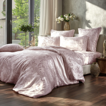 Bedding set SoundSleep Jacquard Nonpareil Smoky Pink satin-jacquard Double Euro 200x220 cm smoky pink (2800004890427)