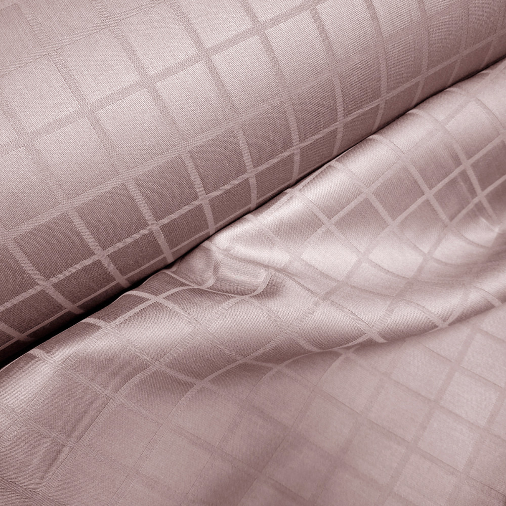 Комплект постільної білизни SoundSleep Jacquard Delicacy Rose сатин-жаккард Двоспальний Євро 200х220 см суха троянда (2800004890472)