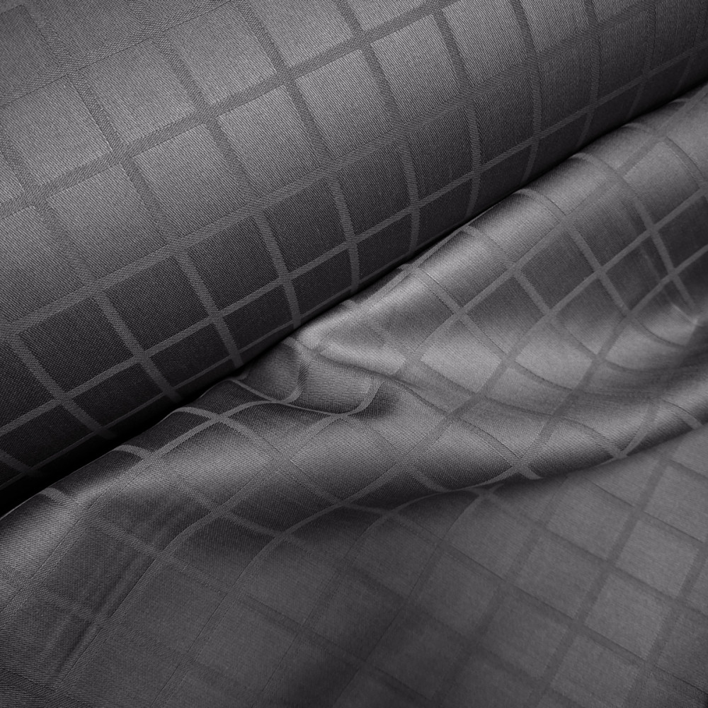 Sheet SoundSleep Jacquard Delicacy Graphite satin jacquard 200x220 cm graphite (2800005074635)