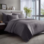 Sheet SoundSleep Jacquard Delicacy Graphite satin jacquard 200x220 cm graphite (2800005074635)