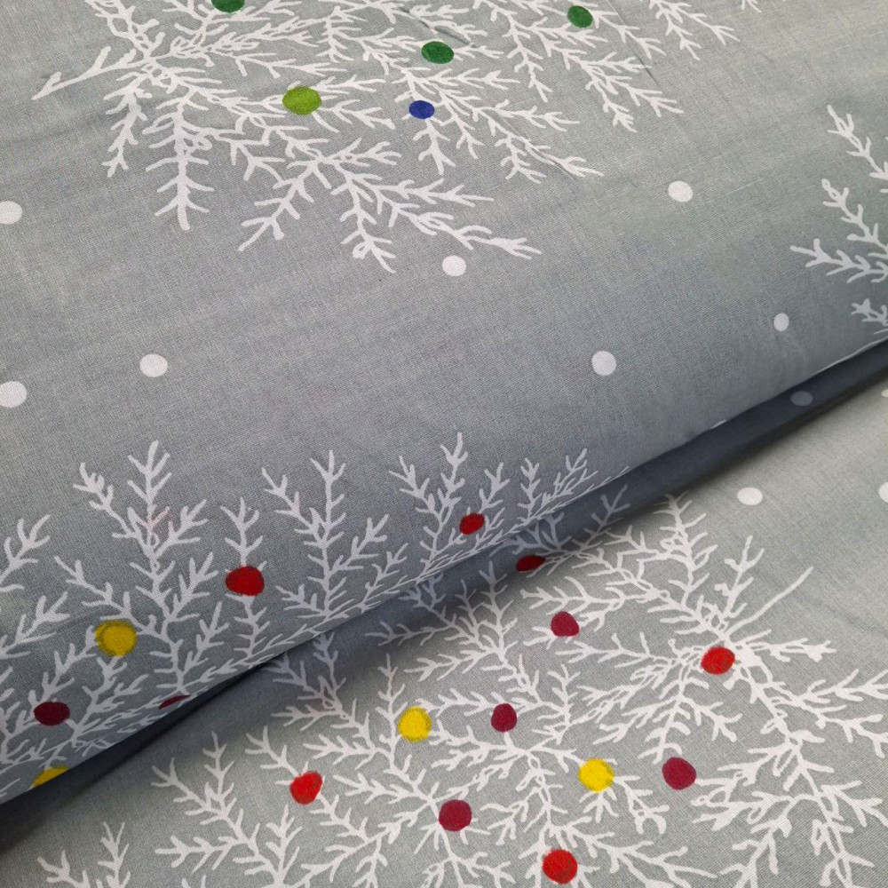 Bedding set SoundSleep Winterly Warmth of winter dreams calico 1.5-piece 145x215 cm gray (2800004903646)