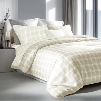 Bedding set SoundSleep Jacquard Sofino Beige Satin Jacquard Double Euro 200x220 cm (2800004922388)
