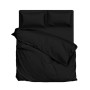 Pillowcase SoundSleep Elisa satin 70x70 cm black (2800004516495)