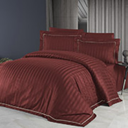 Bedding set First choice Novel Line Cinnamon satin-deluxe Euro 200x220 cm terracotta (m018276)