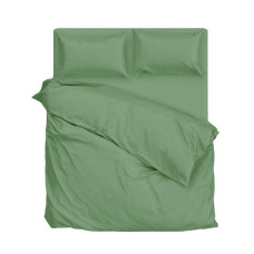 Комплект постільної білизни Soft Green SoundSleep бязь зелений сімейний