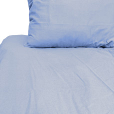 Flannel sheet Delicacy SoundSleep blue 160x200 cm