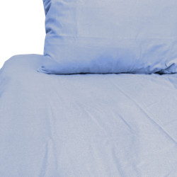 Fitted sheet SoundSleep Delicacy flannel 90x200 cm blue (94287080)