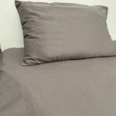 Flannel sheet Delicacy SoundSleep gray 90x200 cm