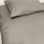 Flannel sheet Delicacy SoundSleep gray 160x200 cm