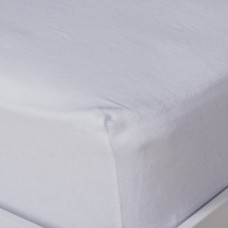 Flannel sheet Delicacy SoundSleep white 160x200 cm
