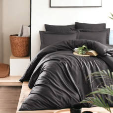Set of pillowcases satin SoundSleep dark gray 40x60 cm
