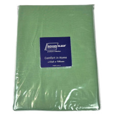 Fitted sheet Soft Green SoundSleep calico 140x200 cm