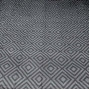 Bed sheet Rhomb Black SoundSleep calico 220x240 cm