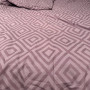 Комплект постельного белья Rhomb Brown SoundSleep бязь полуторный