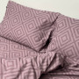 Bed linen set Rhomb Brown SoundSleep single calico